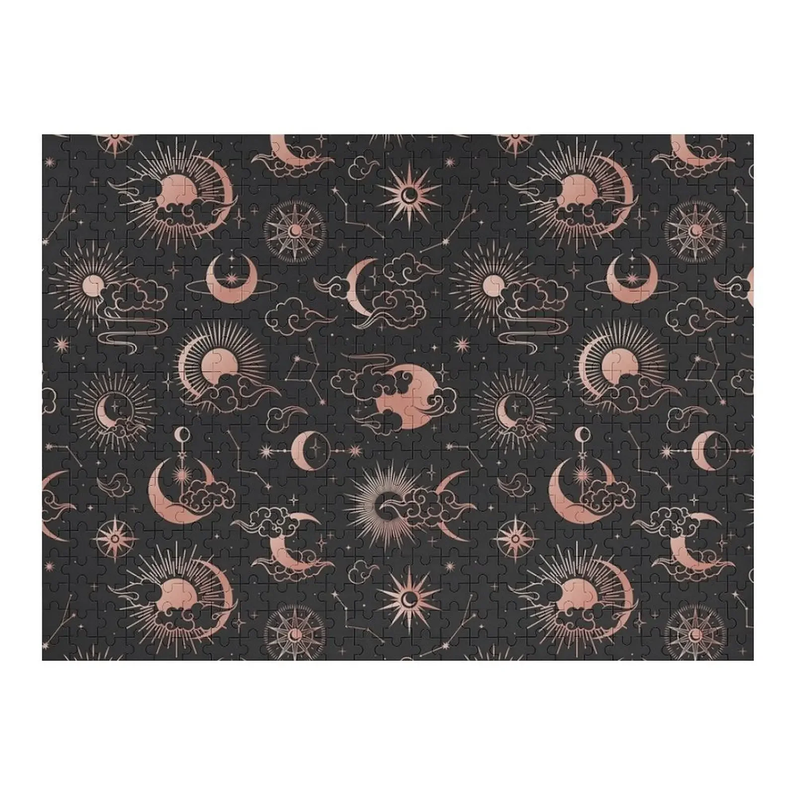 

Moon and Sun Jigsaw Puzzle Custom With Photo Adult Wooden Puzzle
