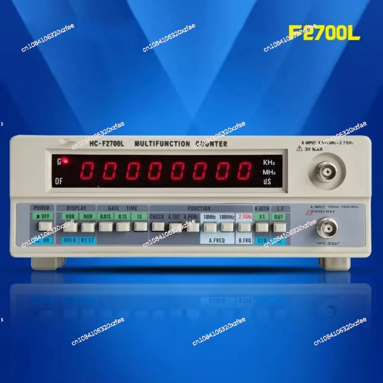8 LED 디스플레이 Hc-F2700L 주파수 계량기, 2.7G 주파수 크리스탈 오실레이터, 신호 카운터 테스트