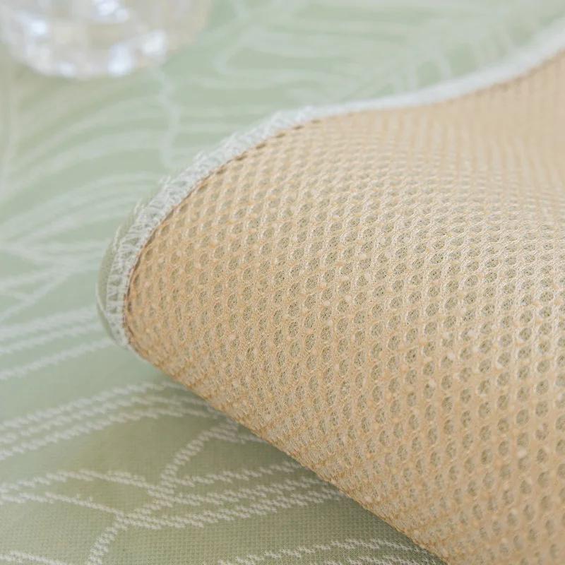 Small Fresh Summer Cool Sofa Cushion Summer Universal Ice Silk Jacquard 2023 New Lace Non-slip Leather Cushion Cover 2