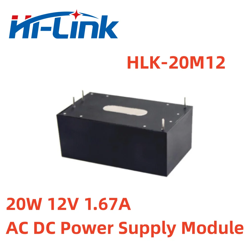 Hi-Link AC DC HLK-20M12 220V to 12V 20W Isolated Switching Step Down Power Supply Circuit Converter Power Module Intelligent