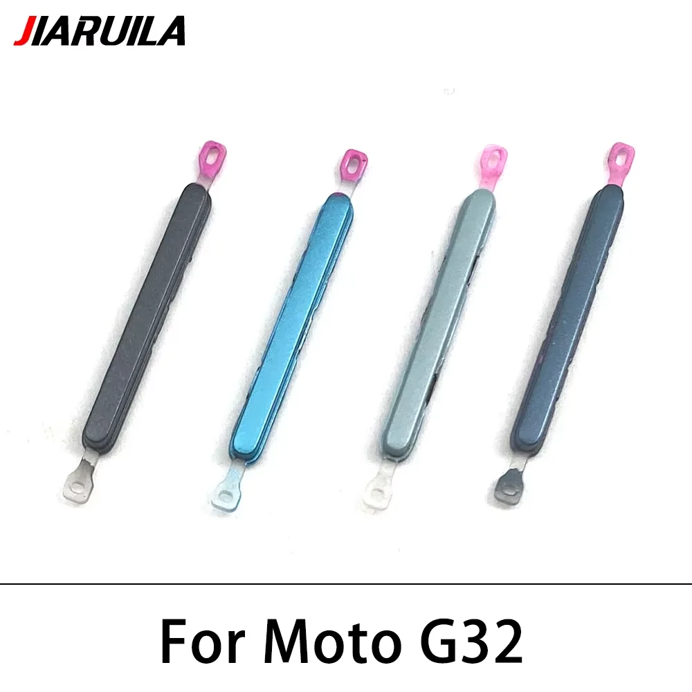 10Pcs, Moto G10 G100 G20 G200 5G G30 G50 G60 G60S G04 G05 G13 G14 G15 G22 G23 G24 측면 키 전원 및 볼륨 버튼 교체