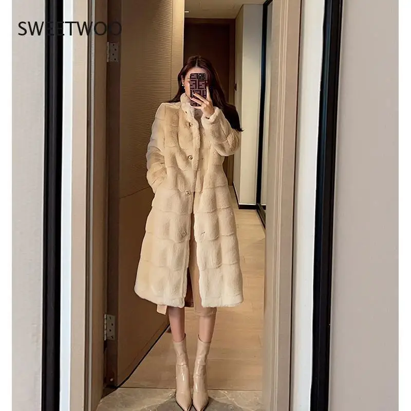 

Warm Jacket for Women Fur Coats Winterwear Solid Women's Winter 2022 Fashion Faux Fur Coat Mink Fur Teddy Contracted Slim Tide