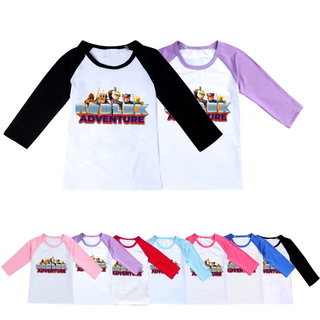 150, Colour 9) kids Boys Girls ROBLOX Anime Short sleeved tops