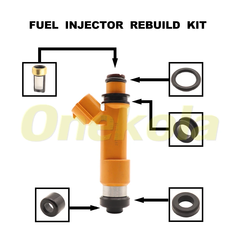 Fuel Injector Service Repair Kit Filters Orings Seals Grommets for Suzuki Swift 1.3 1.5 2005-MZ EZ M13A M15A 297500-0120 injector repair kits