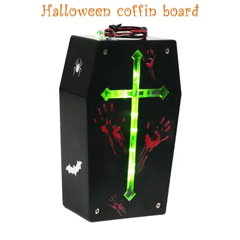 Sound Sensor Halloween Scream Speaker Horror Screaming Tricky Voice-activated Props Scary Sound Sensor for Party Decoration Play