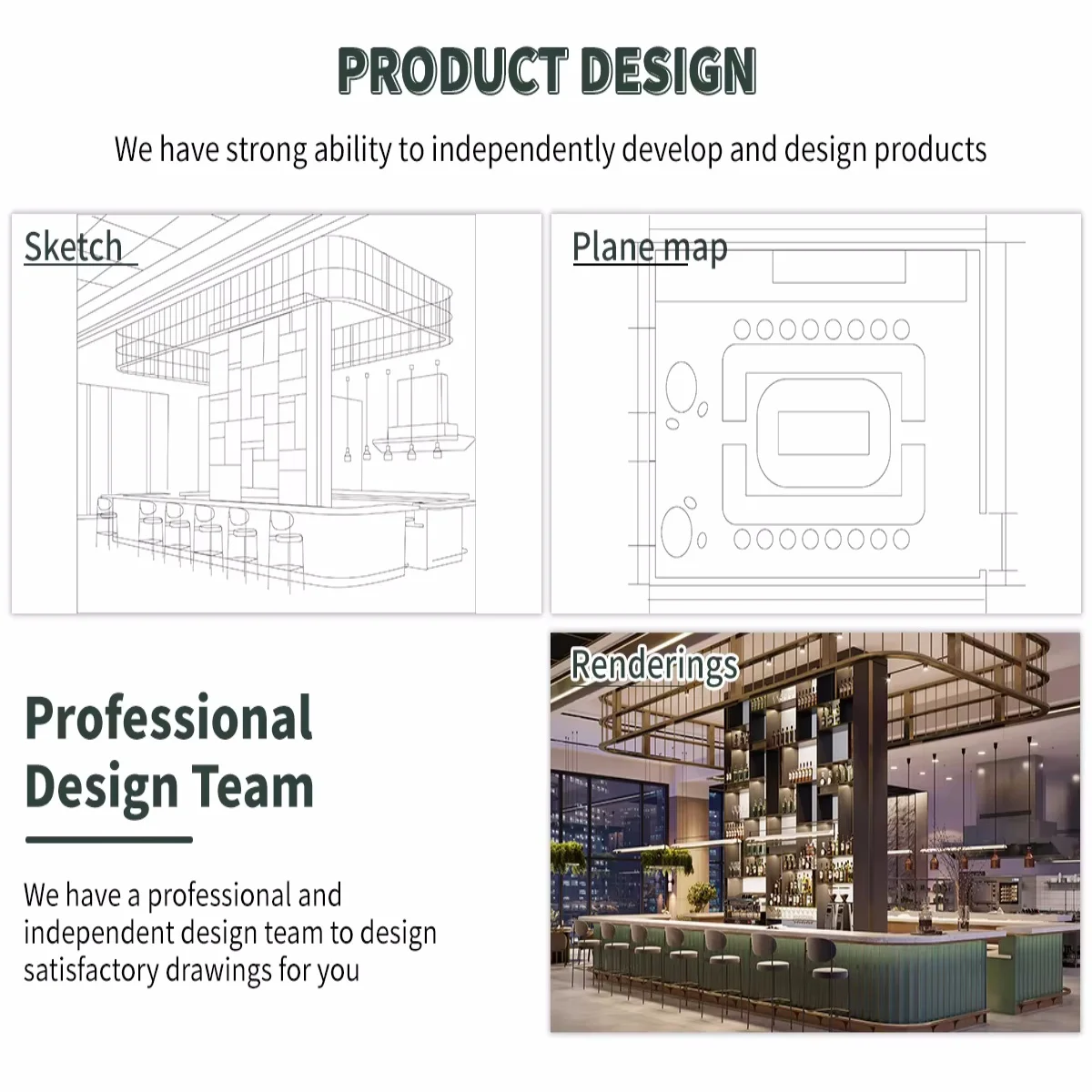 Coffee Shop Interior Decoration Accessories Coffe Kiosk Simple High Grade Bar Counter Design Coffee Shop Counters