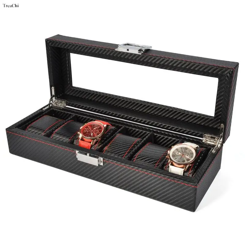 Pu Watch Jewelry Display Stand White Black 12 Slot Watch Wrest Bangle Jewelry Storage Organizer Rack Stand with Pillow Cushion