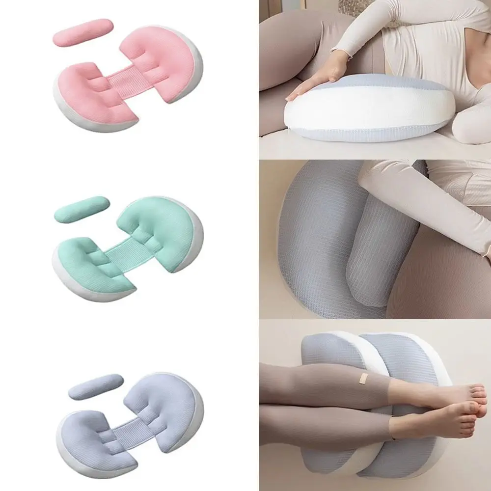 High Quality Soft Maternity Pillow Breathable Adjustable Pregnant Women Pillow Multi-Functional Waist Pad
