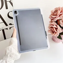 Premium Pencil Slot Tablet Case with Durable Protection - A11 8.7 inch (Clear White)