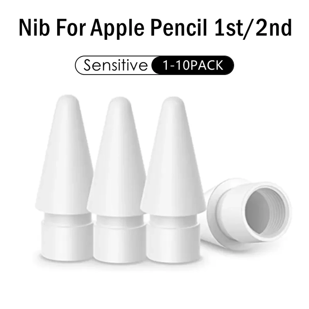 

For Apple Pencil 1st / 2nd Generation iPencil Nibs Compatible for iPad Pro Apple Pencil 1/2 Spare Nib Stylus Pen Replacement Nib