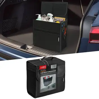 Borsa portaoggetti per bagagliaio automatico antiscivolo Organizzatore per bagagliaio per auto Scomparto per borsa per attrezzi in feltro Organizzatore ordinato pieghevole Accessori per auto universali