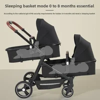 Nouvelle poussette double pliable et multifonctionnelle 2026, transformable en vélo léger pour bébé. Expédition dans l'UE 3