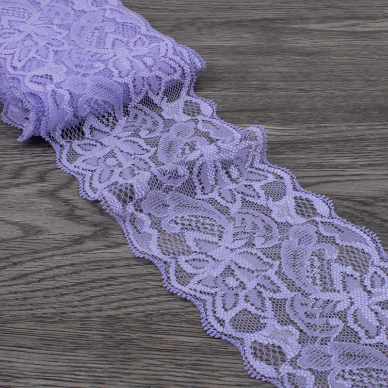 

MASOKAN 1pack=10yards HB001-C 3" Tulle Lace Trim Lace Ribbon for Ornaments Elastic Lace Stretch for Baby Girls Hair Accessories