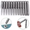 Hex Shank Torx Security Head Screwdriver Drill Set 4 Inch Length S2 Steel Torx Screwdriver Bit Set 11/12pcs Torx Head 1/4 Inch 1