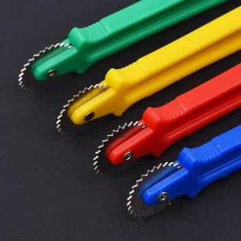 1 Pc New Plastics Leather Overstitch Wheel Space Paper Perforating Tool Tailor Stitch Marker Gear Roulette Patchwork Tools