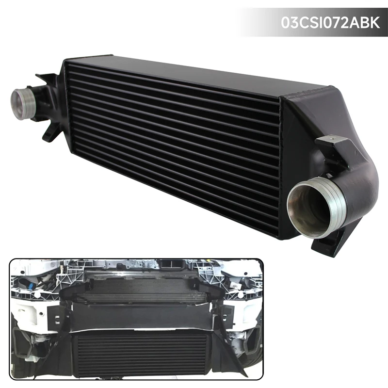 

Performance Intercooler Competition Upgrade Front Mount Fits For Ford Focus RS Hatchback MK3 2.3L Turbo 2016-2018 Black