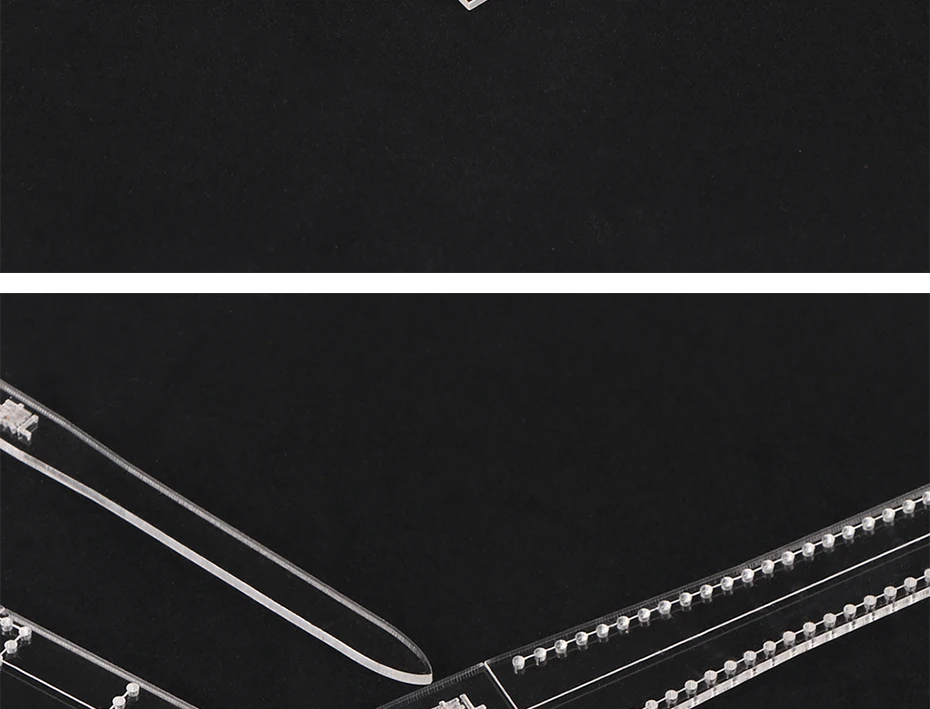 16/18/20/22/24/26mm Leder Handwerk Acryl Uhrenarmband Band Schablone Vorlage Werkzeug DIY Acryl Vorlage Muster Schablone Leder – Detail 5