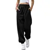 Women's Fashionable High Waisted Casual Sports Versatile Sweatpants with Ankle Cuffs 2