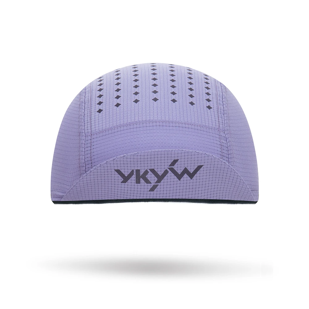 YKYW Purple Blue Black White Cycling Caps Men Women Road Bike Riding Hat Breathable Running Sports Quick Dry Bicycle Hat 2
