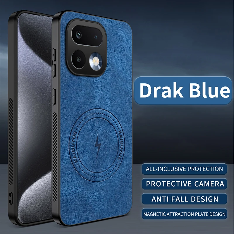 Luxury Classic Leather Magnetic Phone Case - Premium Design