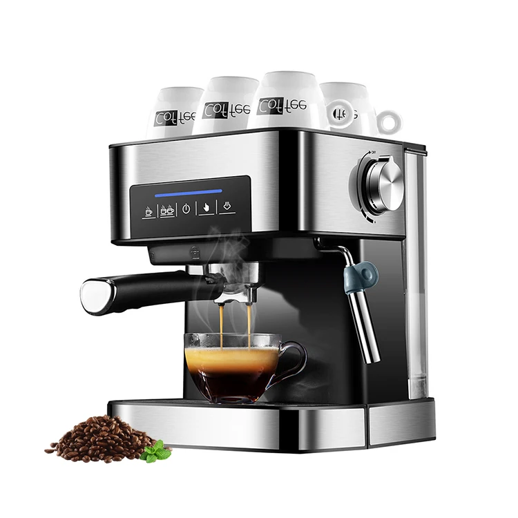 

50% Off Stainless Steel, Coffee Maker Machine Full Automatic Espresso Coffee Machines With Milk Frother/