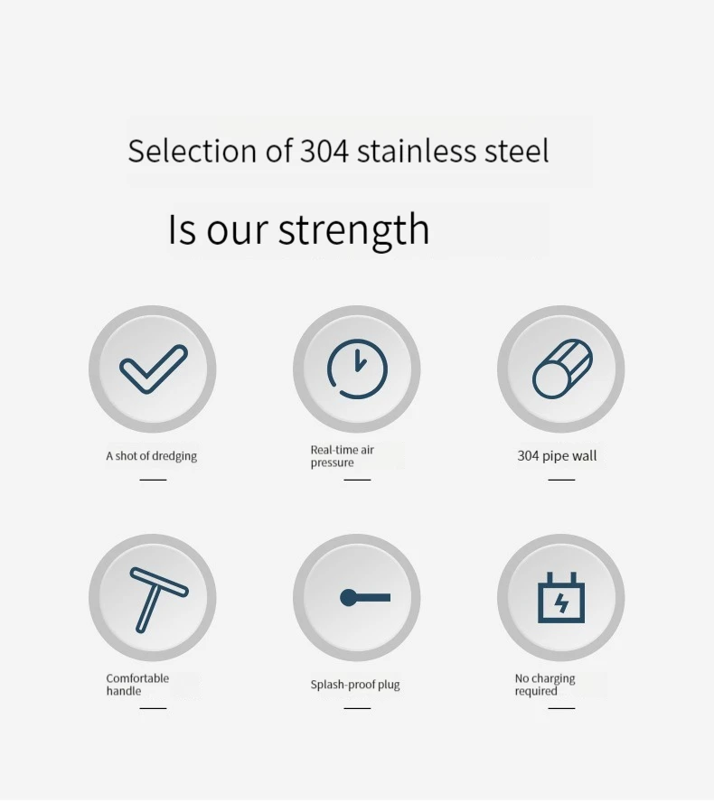 💨High Pressure Air Drain Blaster – Manual Plunger Tool for Toilets & Drains🚽