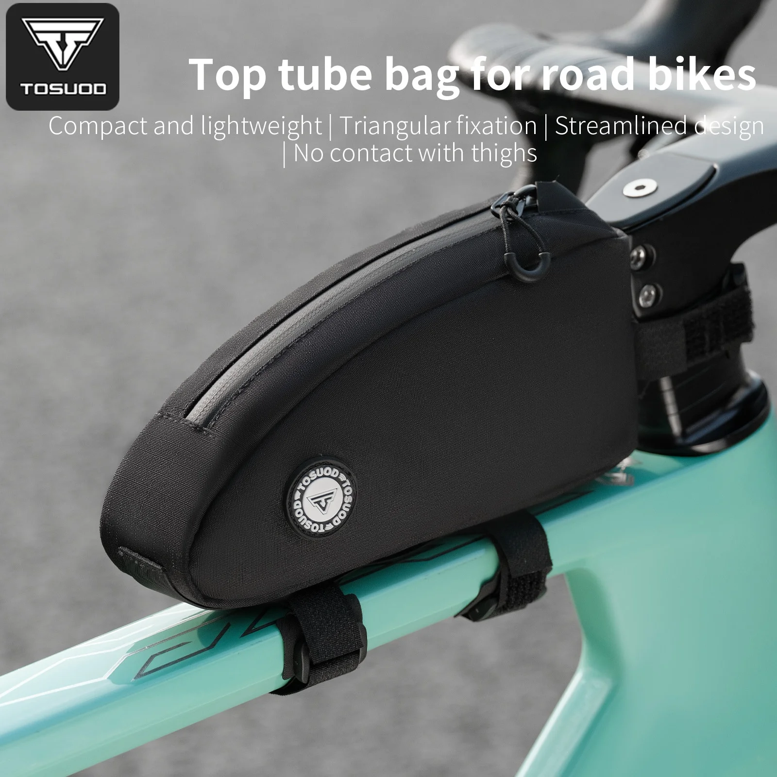 TOSUOD 62017SGB Bicycle Front Frame Bag Waterproof 1L Capacity
