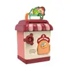F68D Fingerprint ATM Piggy Password Code Lock Coin Cash Storage Bin for Kid Children Boy Girl Safe Box 5