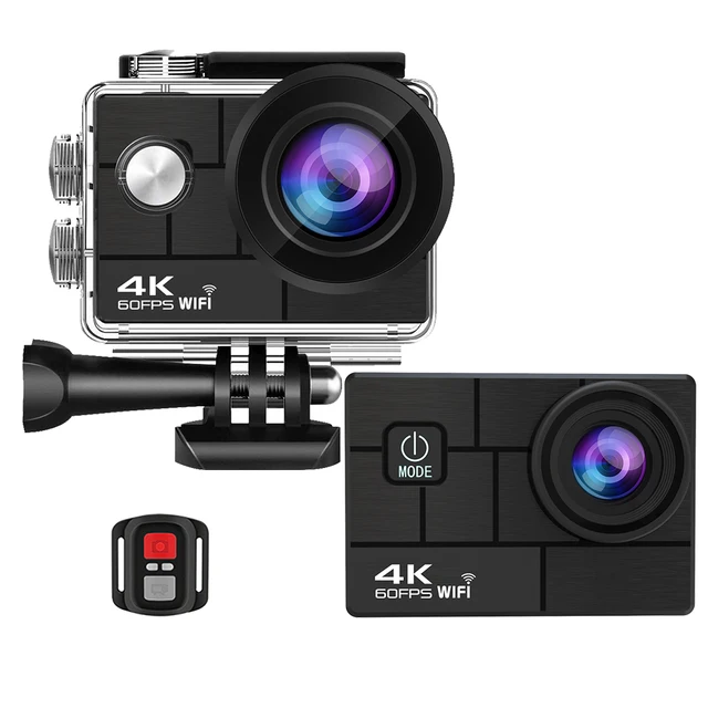 Hivvtui Action Camera 4K30FPS Ultra HD Waterproof Camera,98FT 30M  Underwater Cameras and Remote Control 170° Wide Angle Video Recording  Sports Cameras