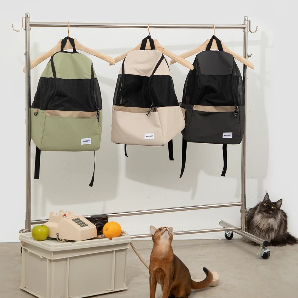 Pet Kitten Breathable Canvas Lightweight Cat Backpack Outdoor Travel Transport Bag For Cats And Puppy Pet Supplies pet carrier backpack pet bag pet carrier bag