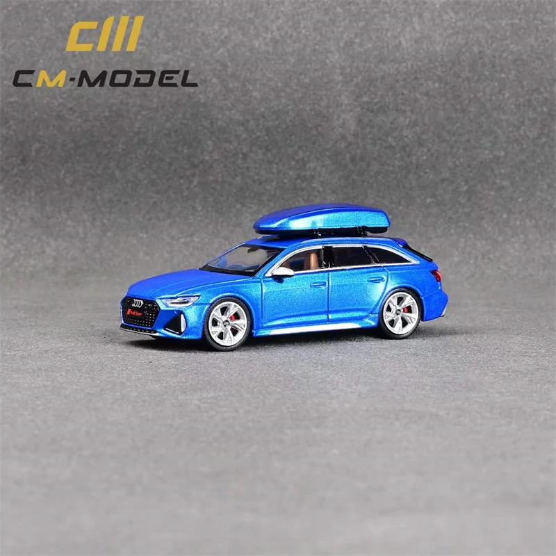 

CM модель 1:64 RS6 Avant синий/черный/серый литая модель автомобиля