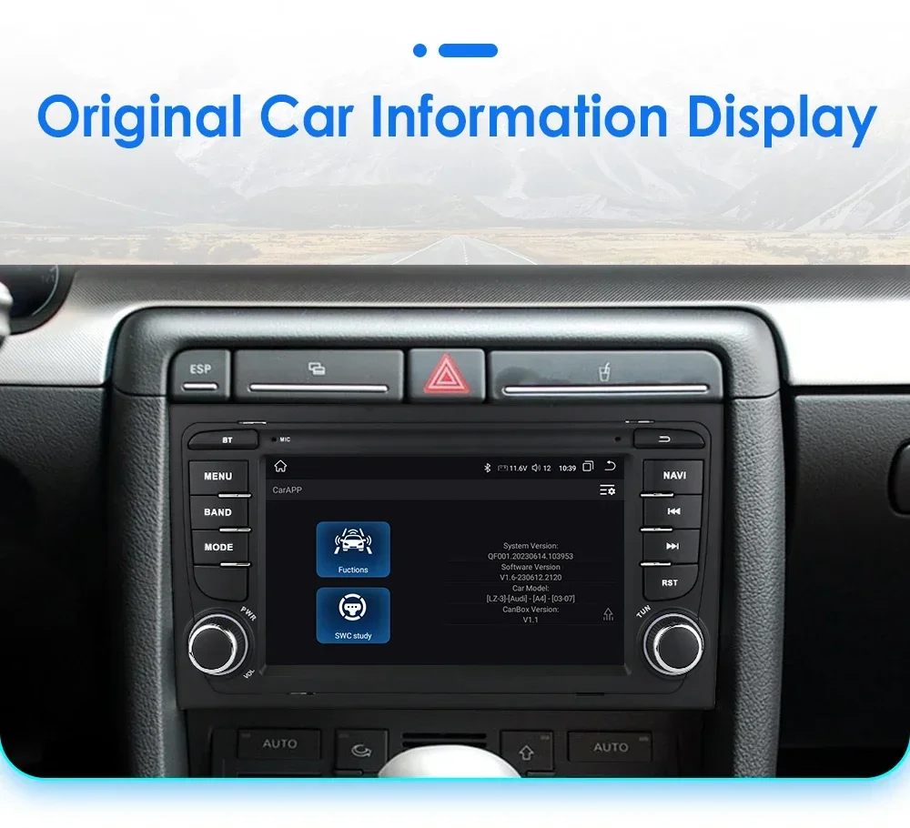 Hizpo 2Din 7-Zoll Android Autoradio für Audi A4 2002 - 2007 S4 RS4 B6 B7 B8 UIS7862 4G BT RDS DSP GPS-Navigation Auto CarPlay – Detail 36