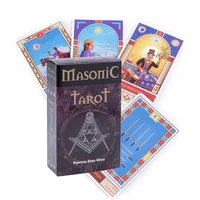 Masonic Tarot Deck Cards Patricio Diaz Silva Esoteric Fortune Telling Tarot 78 Pcs Cards 10.3*6cm 1