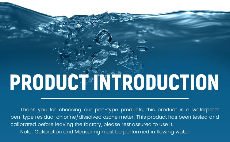2 in 1 Pen Type Dissolved Ozone Meter 0-20mg/L Portable Residual Chlorine Detect