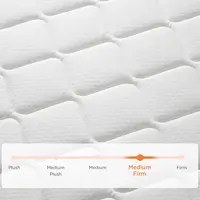 8 INCH Twin Mattress,Twin Size ,Gel Memory and Spring,Soft Hybrid Mattress in a Box for Pressure Relief,Medium Firm Support 4