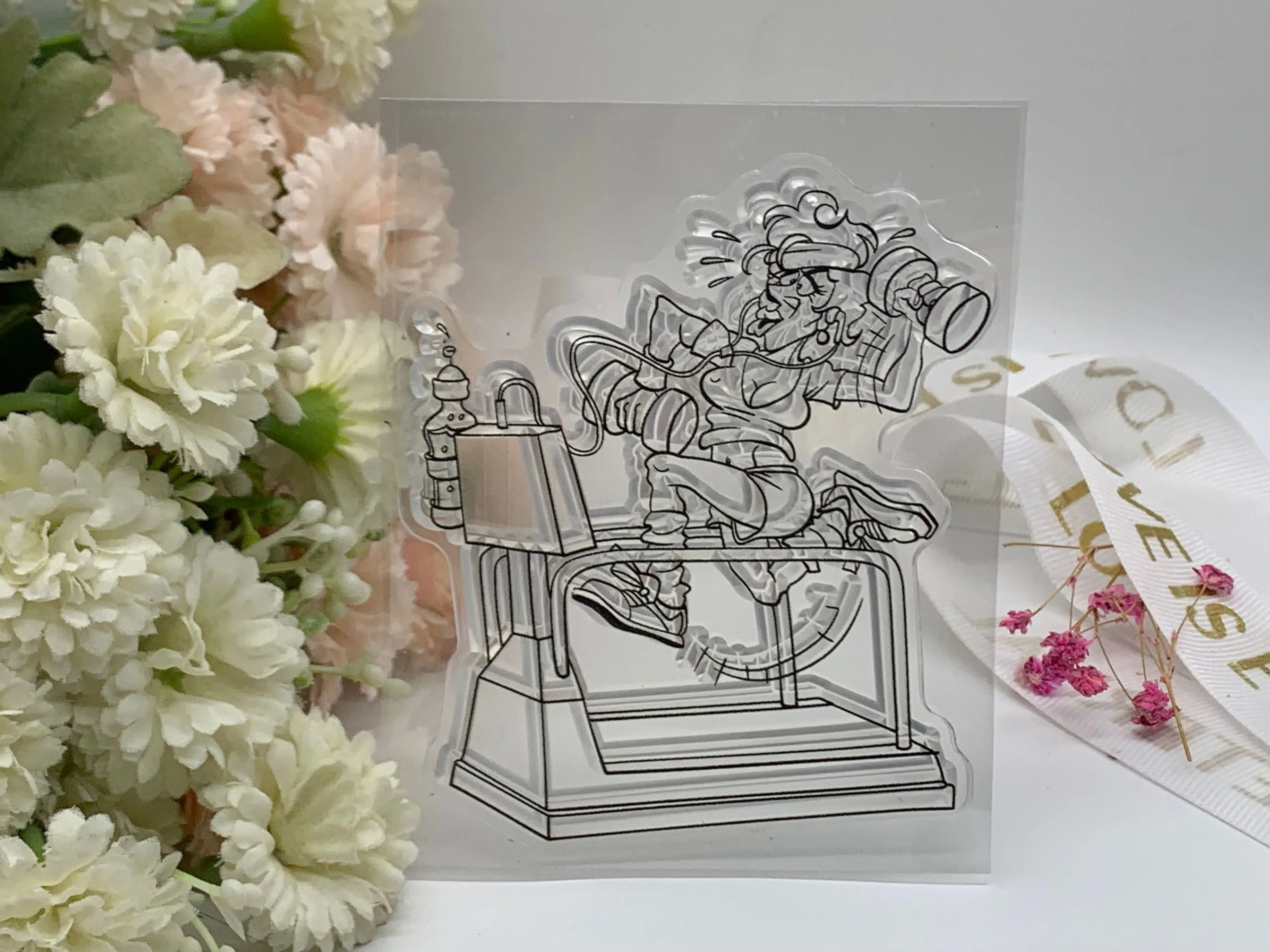 

Exercise To Lose Weight Transparent Silicone Rubber Stamp and Die Sheet Cling Scrapbooking DIY Cute Pattern Photo Album