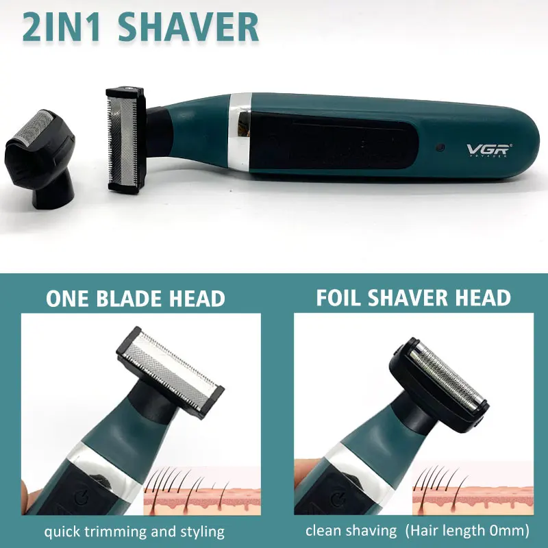 VGR Pubic Hair Removal Intimate Areas Places Part Haircut Rasor Clipper Trimmer for Groin Epilator Safety Razor Man Lady Shaving 3