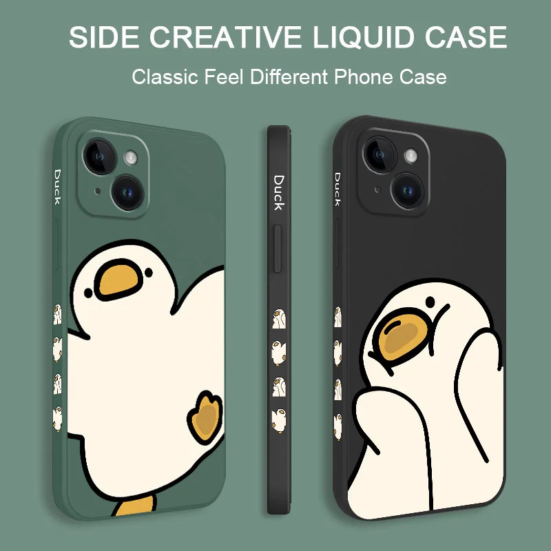 Charming Duck Silicone Phone Case Cover
