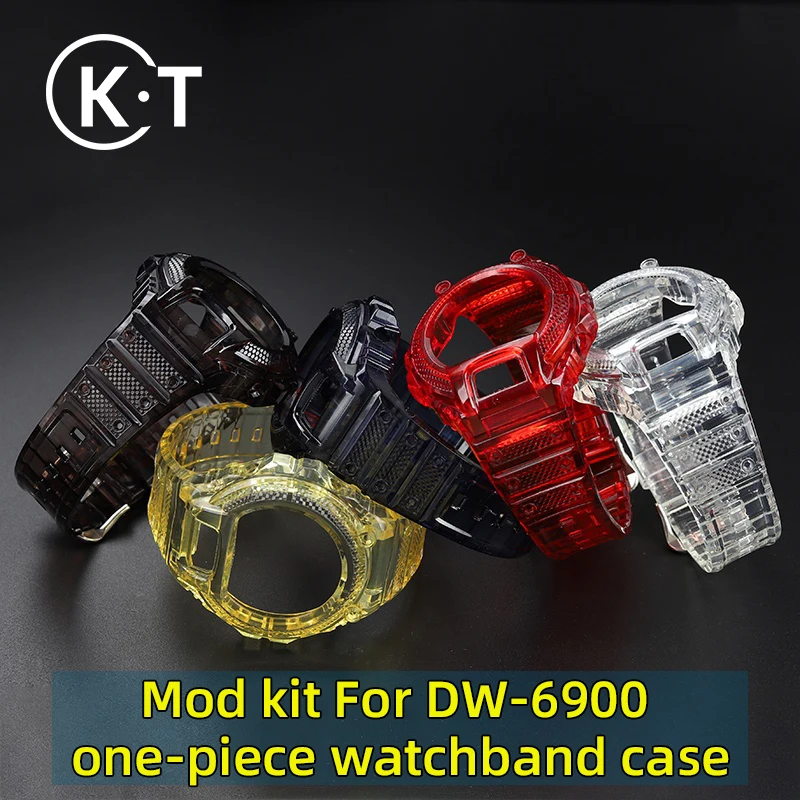 Casio  G-Shock DW-6900WW with CZ casing Buy Mens White Cz Dw-6900 Yellow Stainless Steel G-shock  main image 4