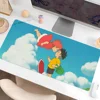 Anime P-Ponyo On The Cliff Mouse Pad Large Mouse Mat Pink Office Desk Mat Laptop Gaming Large Mousepad 6