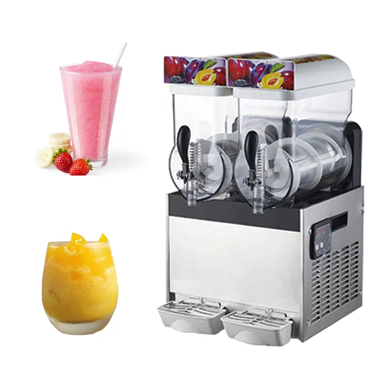 Slush eismaschine 2.5l*2 tank mini slush machine for sale slush granita machine fizzy