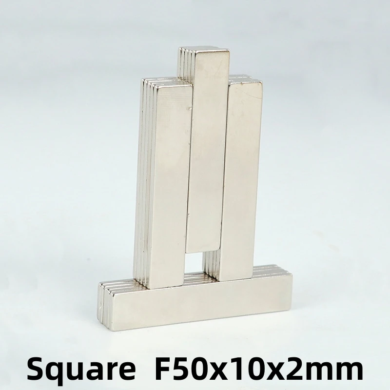 

F50x10x20mm Rectangular Magnet Square Block Magnet NdFeB Neodymium Iron Boron Strong Magnet Strip Magnet Rare Earth Permanent Ma