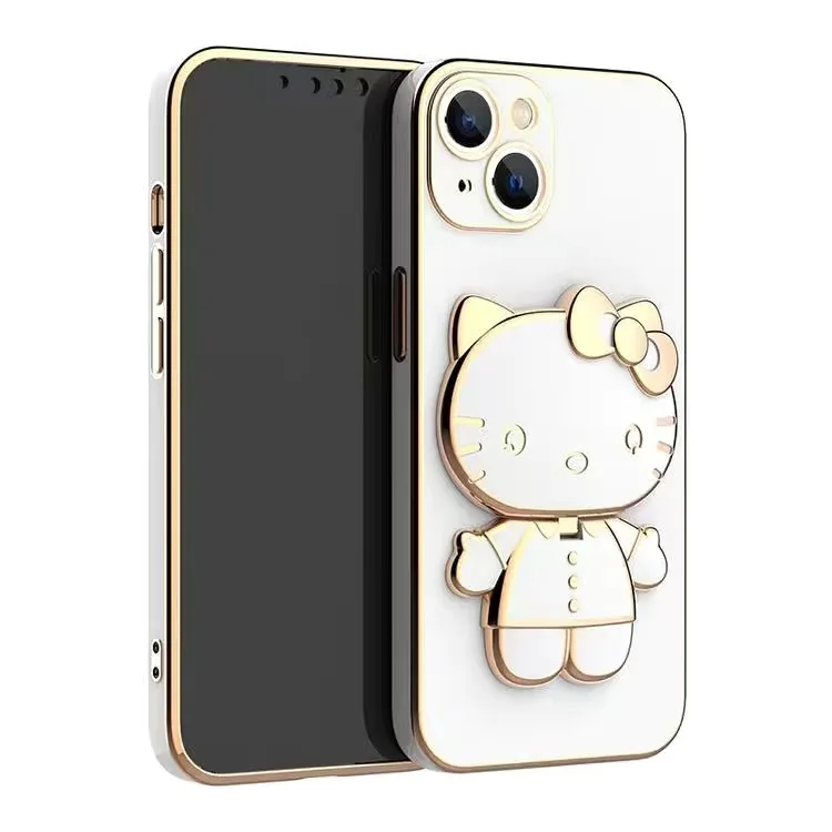 Hello Kitty Foldable Mirror Stand Phone Case – In Kawaii Shop