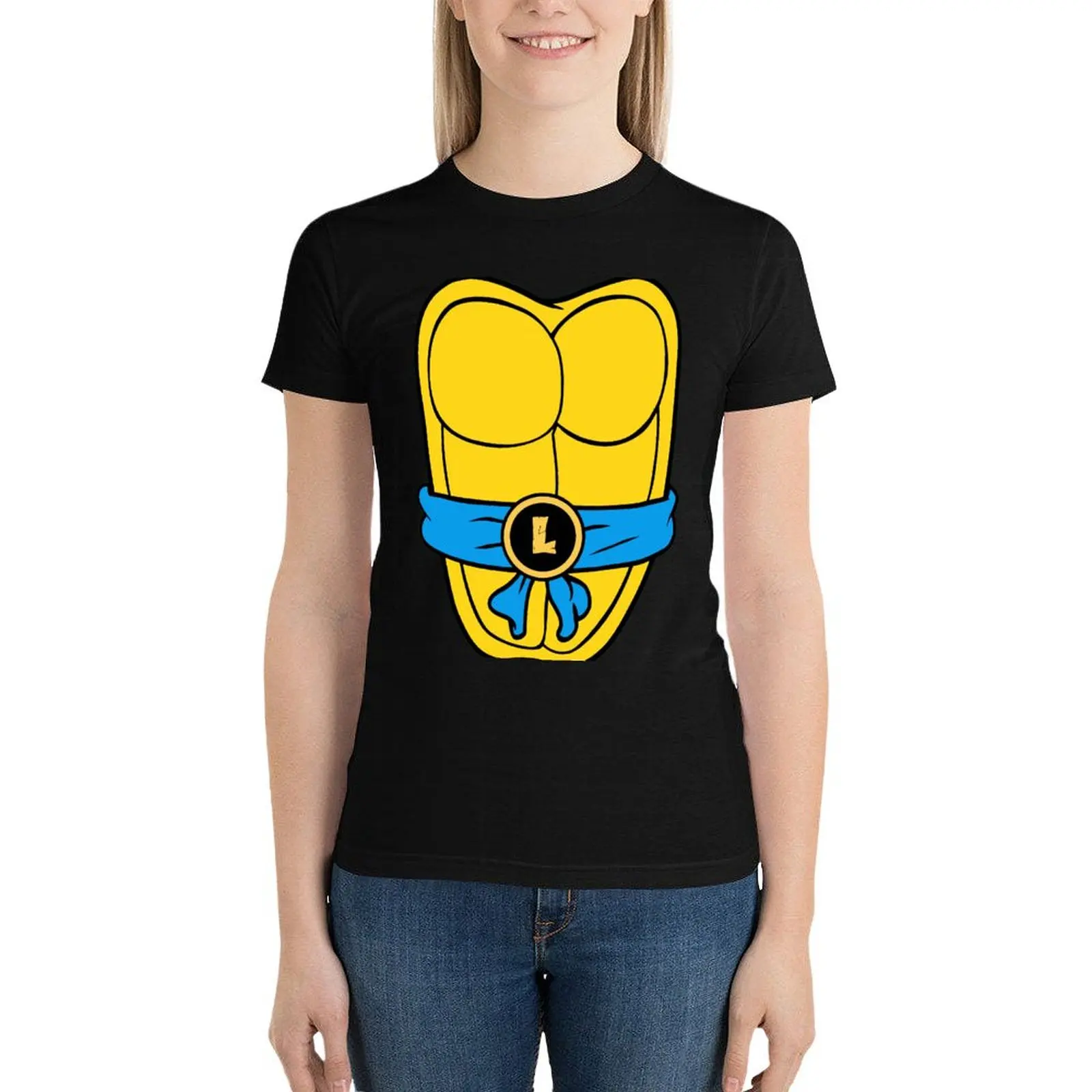 

Leonardo T-Shirt Short sleeve tee tees shirts graphic tees Women's cotton t-shirt