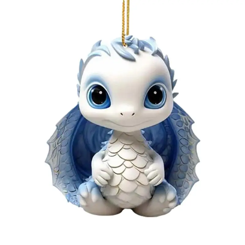 

Dragon Ornament Cartoon Dragon Baby Acrylic Decoration Bag Decoration Dragon Baby Egg Ornament Holiday Festive Decoration