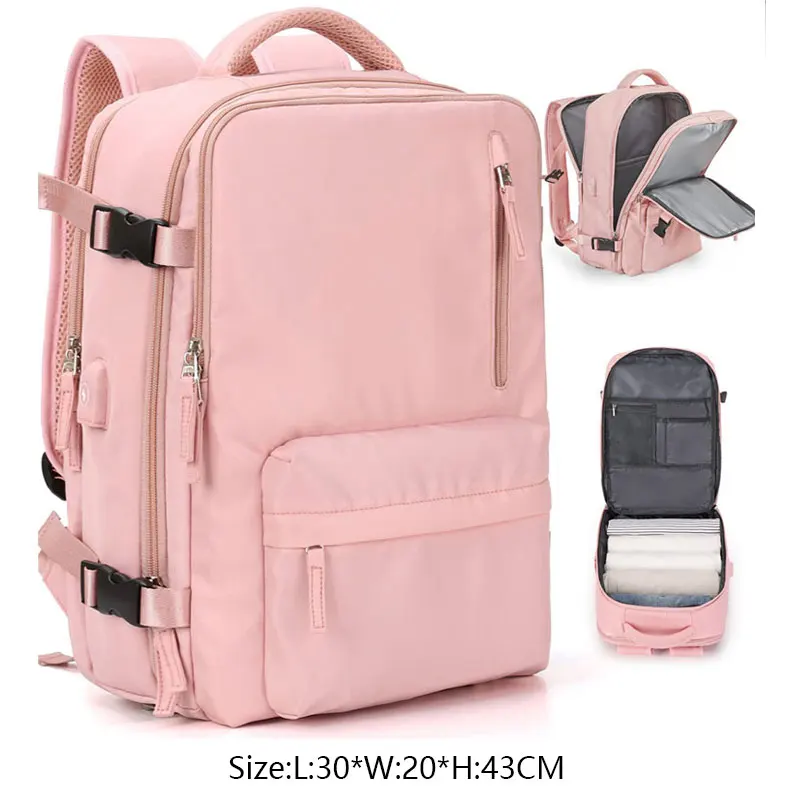 

Women Travel Backpack Waterproof Anti-Theft Casual Daypack Bag USB Charging Port Backpack Men Outdoor Travel Bags