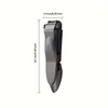 1-piece Nail Clippers for Men with Catcher -Sharp Heavy Duty Self-Collecting Nail Cutters with Ergonomic Lever Keep Fingernails 6
