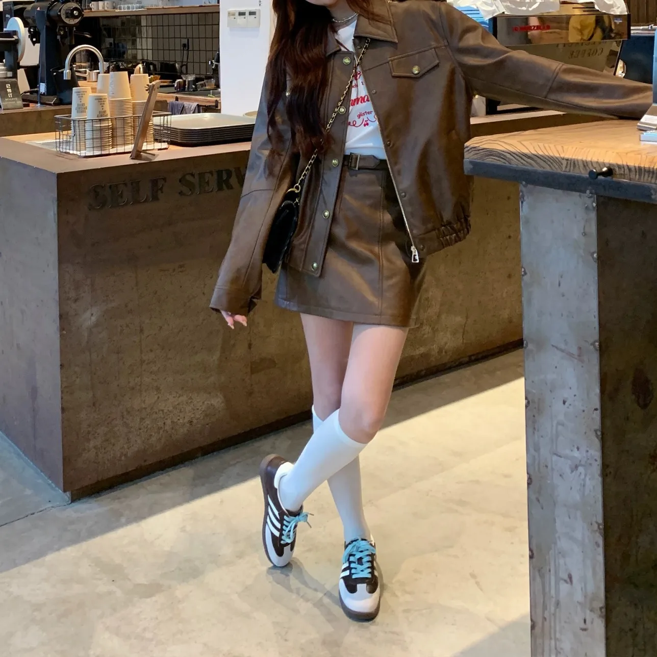 Рисунок 5 - Кожаные куртки для женщин