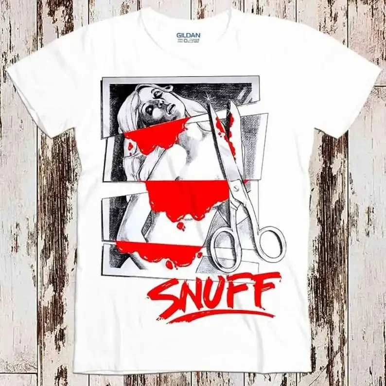 

Snuff Horror Film Slasher Movie Best Seller T Shirt Music Retro Top Tee Gift Cool Unisex 8623