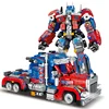 800PCS Transformation Optimus Prime Bumblebee Building Blocks 10302 Truck Sport Car Bricks Toy Gift For Kid Children 6